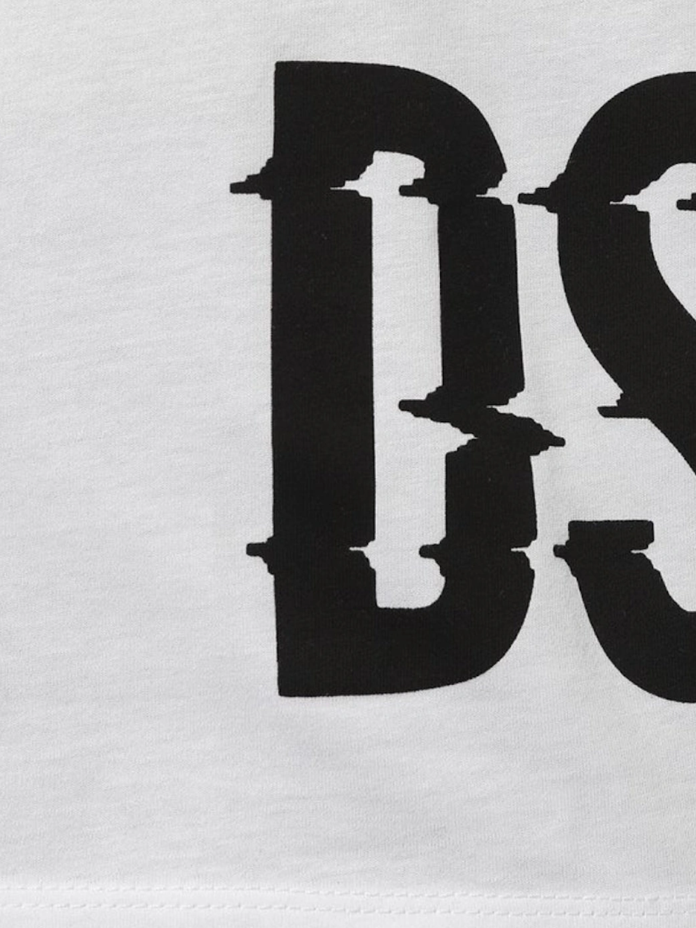 Dsquared2 Cool Fit Large Dsq2 Logo White T Shirt