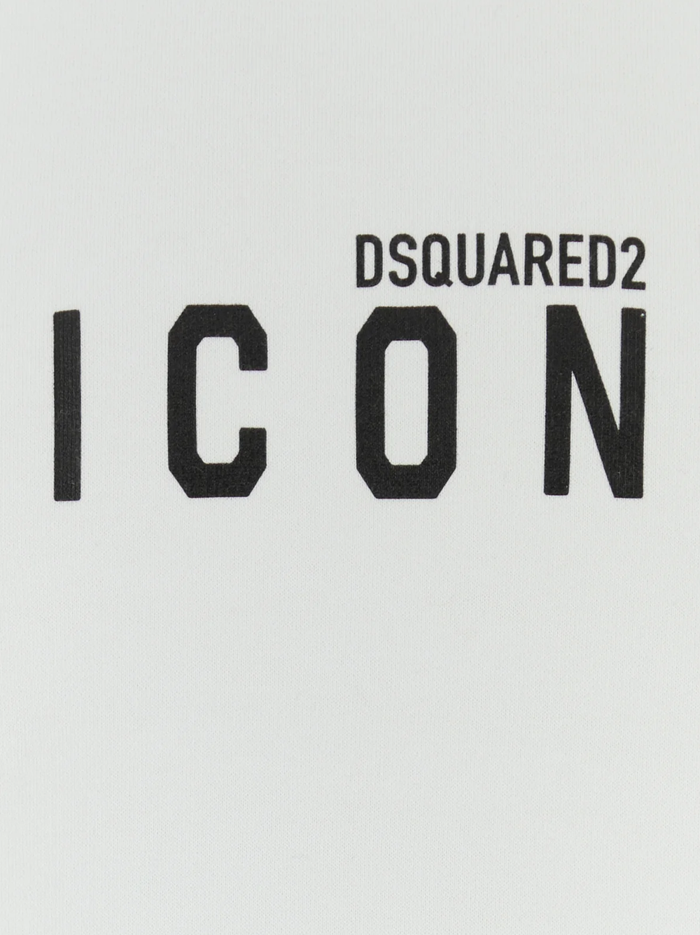 Dsquared2 Medium Icon Print Hoodie in White