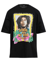Dsquared2 Skater Fit Home Is In My Head Logo Black T Shirt