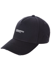 Dsquared2 Sweat and Tears Baseball Cap in Black