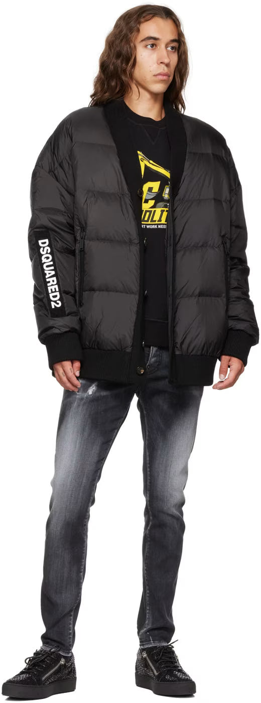 Dsquared2 Black DC Demolition Sweatshirt