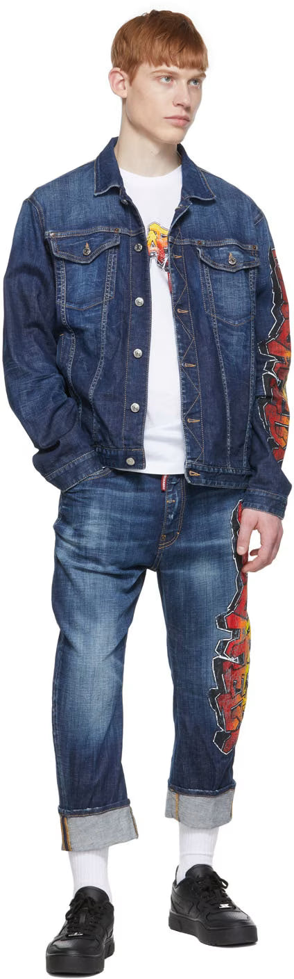 Dsquared2 Blue Clean Wash Jeans