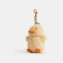 Ducky Bag Charm In Shearling