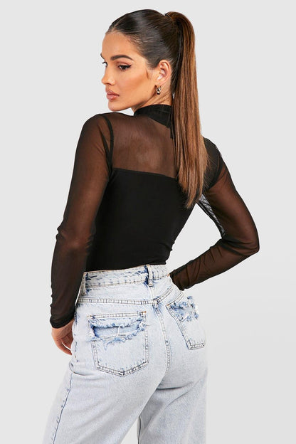 Mesh Bralet Bodysuit