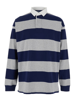Polo ralph lauren "Big Fit" Multicolor Polo Shirt with Classic Collar and All-Over Striped Motif in Cotton Man