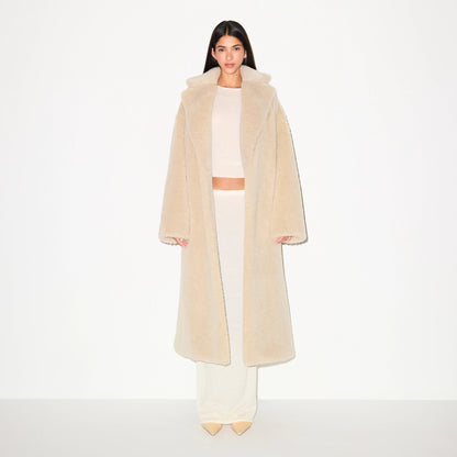 Faux Fur Oversized Long Coat
