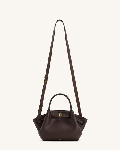Hana Mini Tote Bag - Grayish Brown