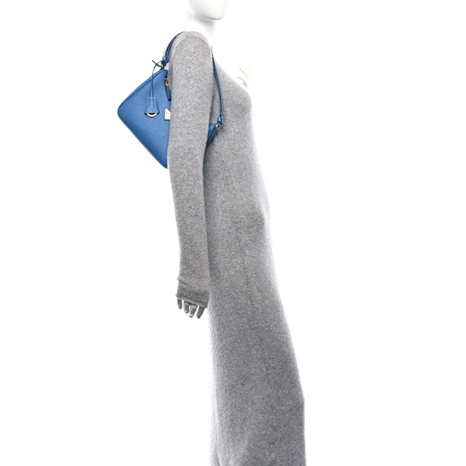 Saffiano Lux Mini Re-Edition Shoulder Bag Onda