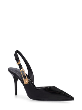 Versace 95mm Leather pumps