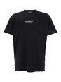 Dsquared2 'Cool Fit Tee' Black T-Shirt with Logo Print on the Front in Cotton Man