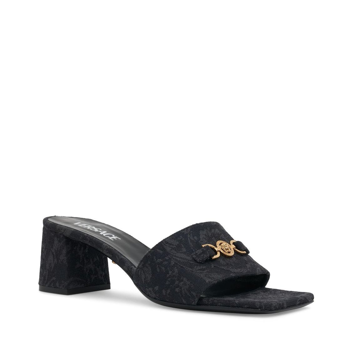 Versace 55mm Jacquard mules