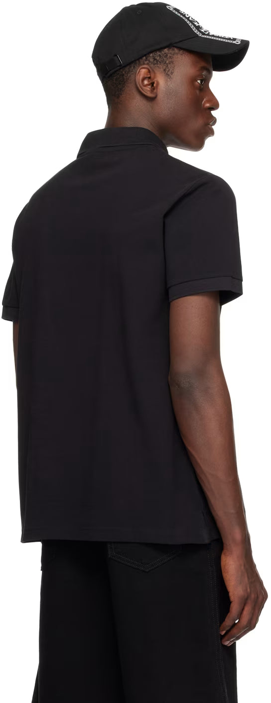 Black Piece Number Polo