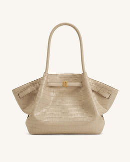 Hana Large Tote Bag - Claret