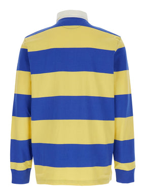 Polo ralph lauren "Rugby Classic Fit" Multicolor Polo Shirt with Pony Embroidery on the Front and All-Over Striped Motif in Cotton Man