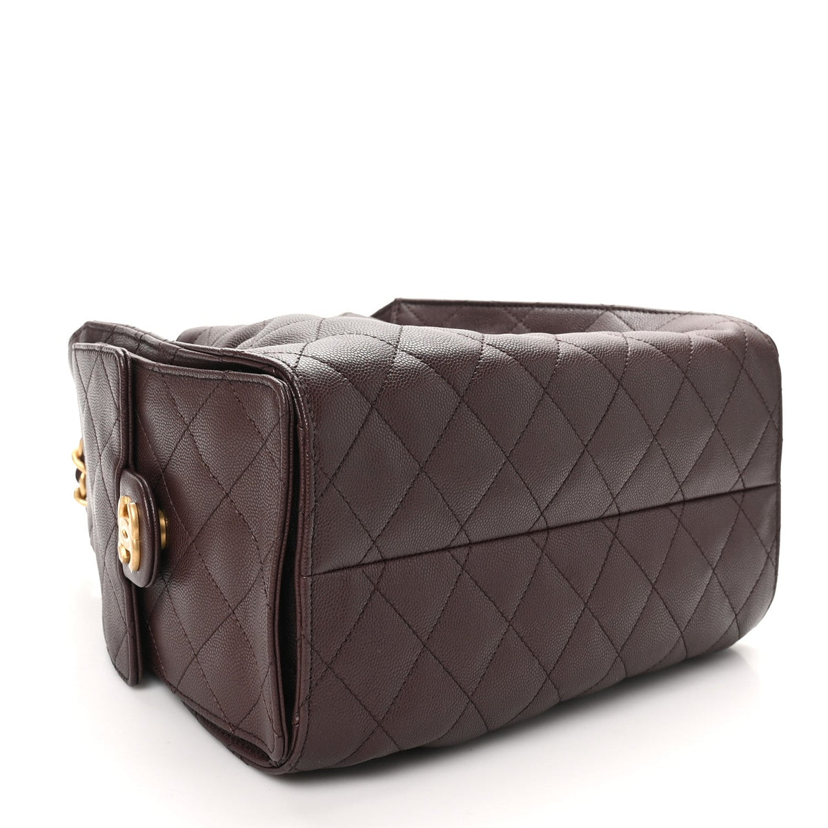 Chanel Caviar Quilted Small Chanel 25 Handbag Dark Brown