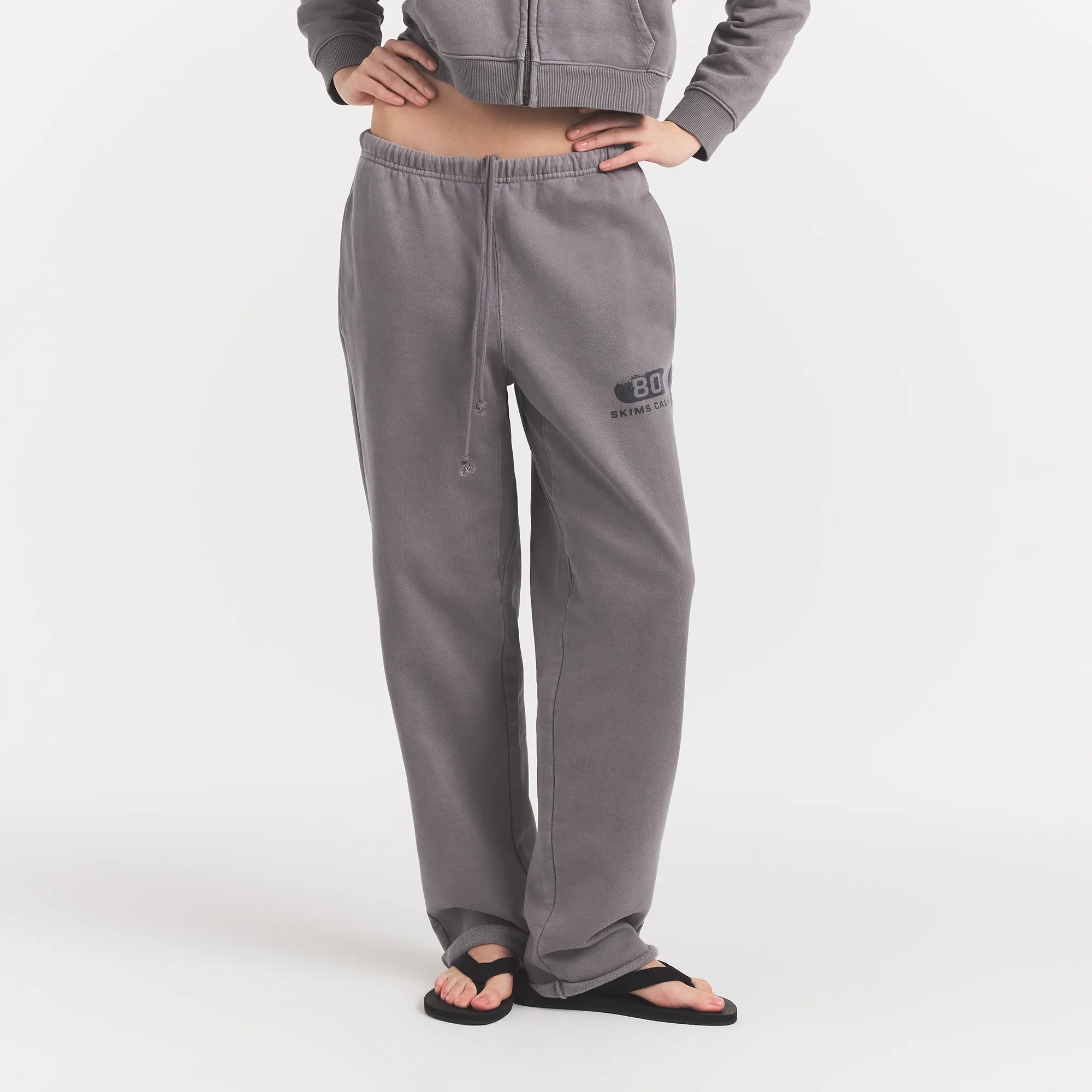 Boyfriend Fleece Straight Leg Pant