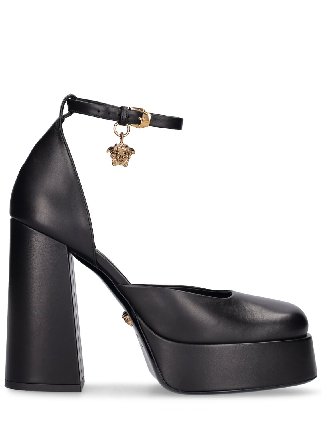 Versace Versace 120mm Leather platform pumps - Size: UK 4 Heels | Shop From The Mirage