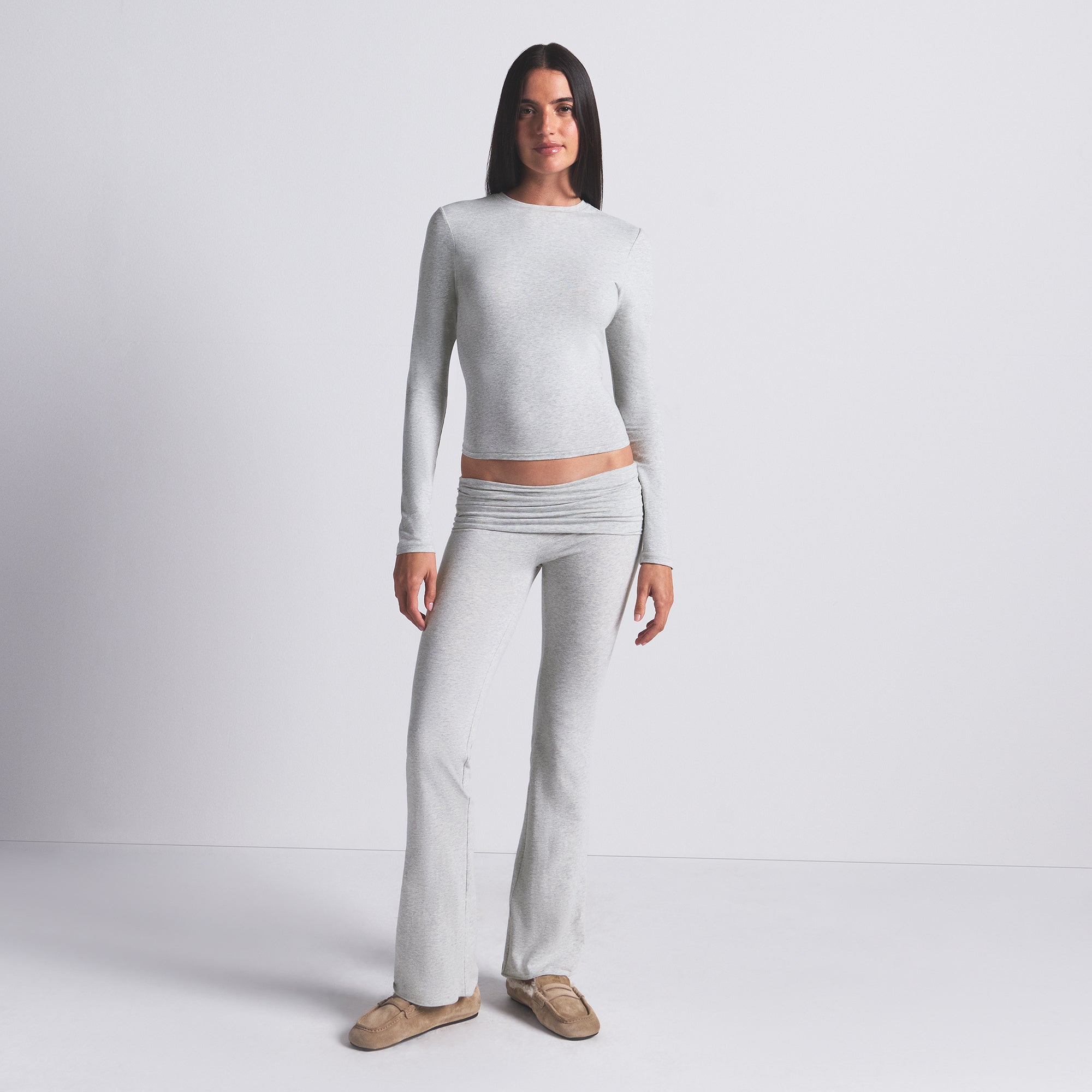 Cotton Jersey Long Sleeve T-shirt