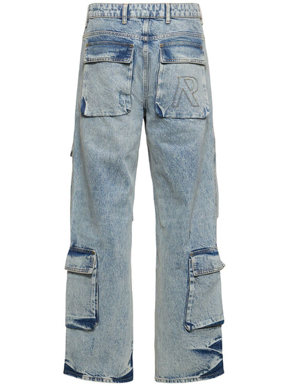 Represent Represent R3CA denim cargo jeans - Size: 31 Jeans | Shop From The Mirage
