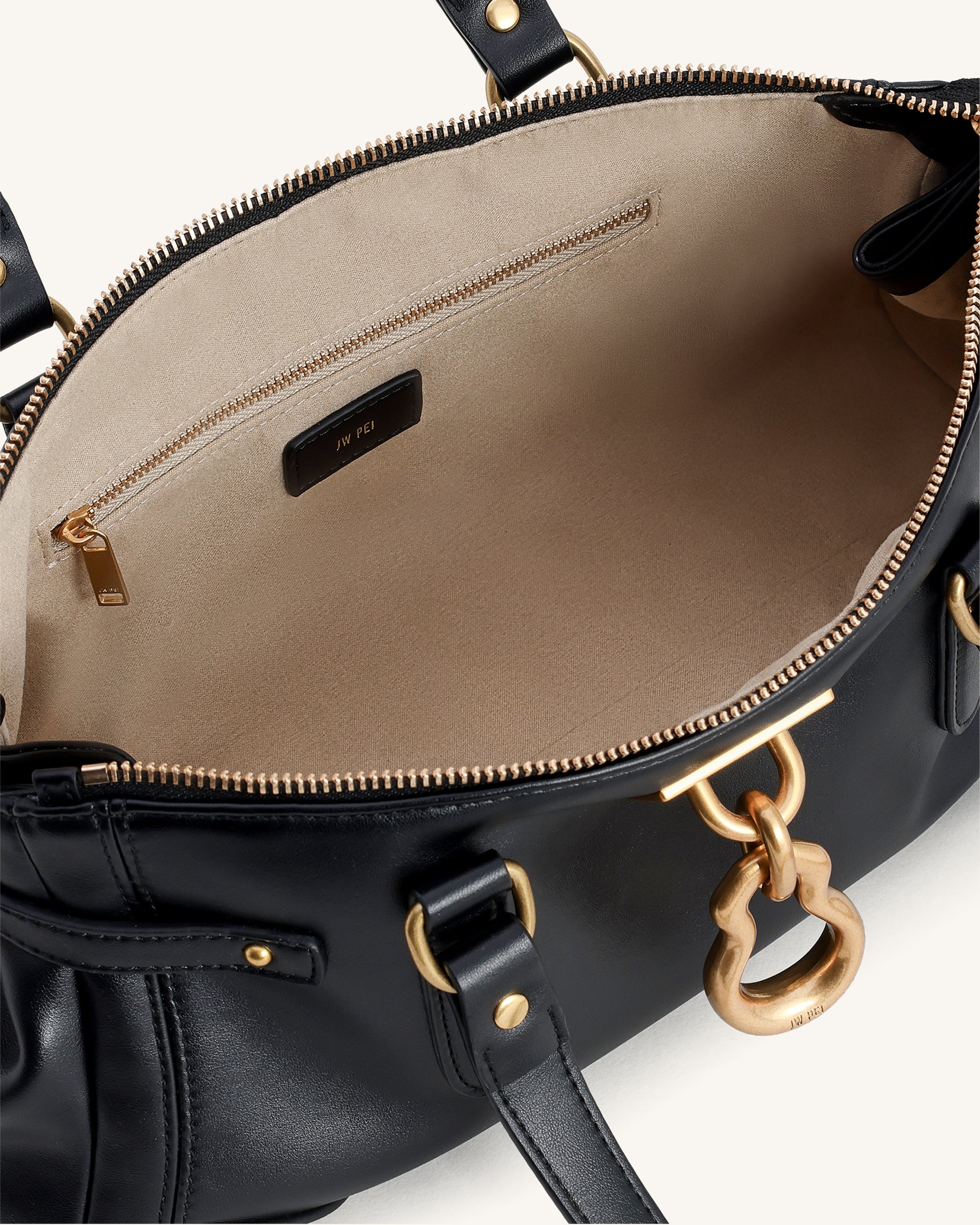 Yvette Elongated Tote Bag - Dark Brown