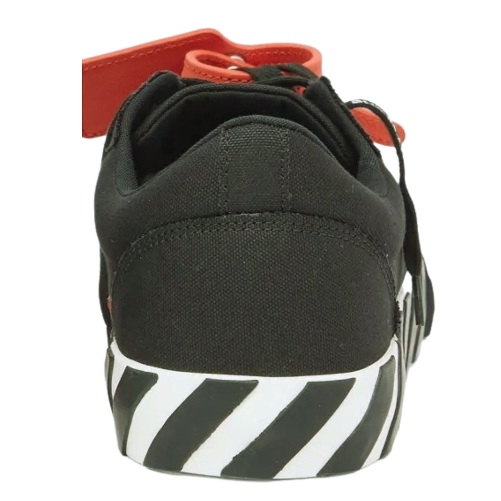 Off White Off-White Vulc Low Orange Design Black Sneakers - Size: UK 8 Sneakers | Shop From The Mirage