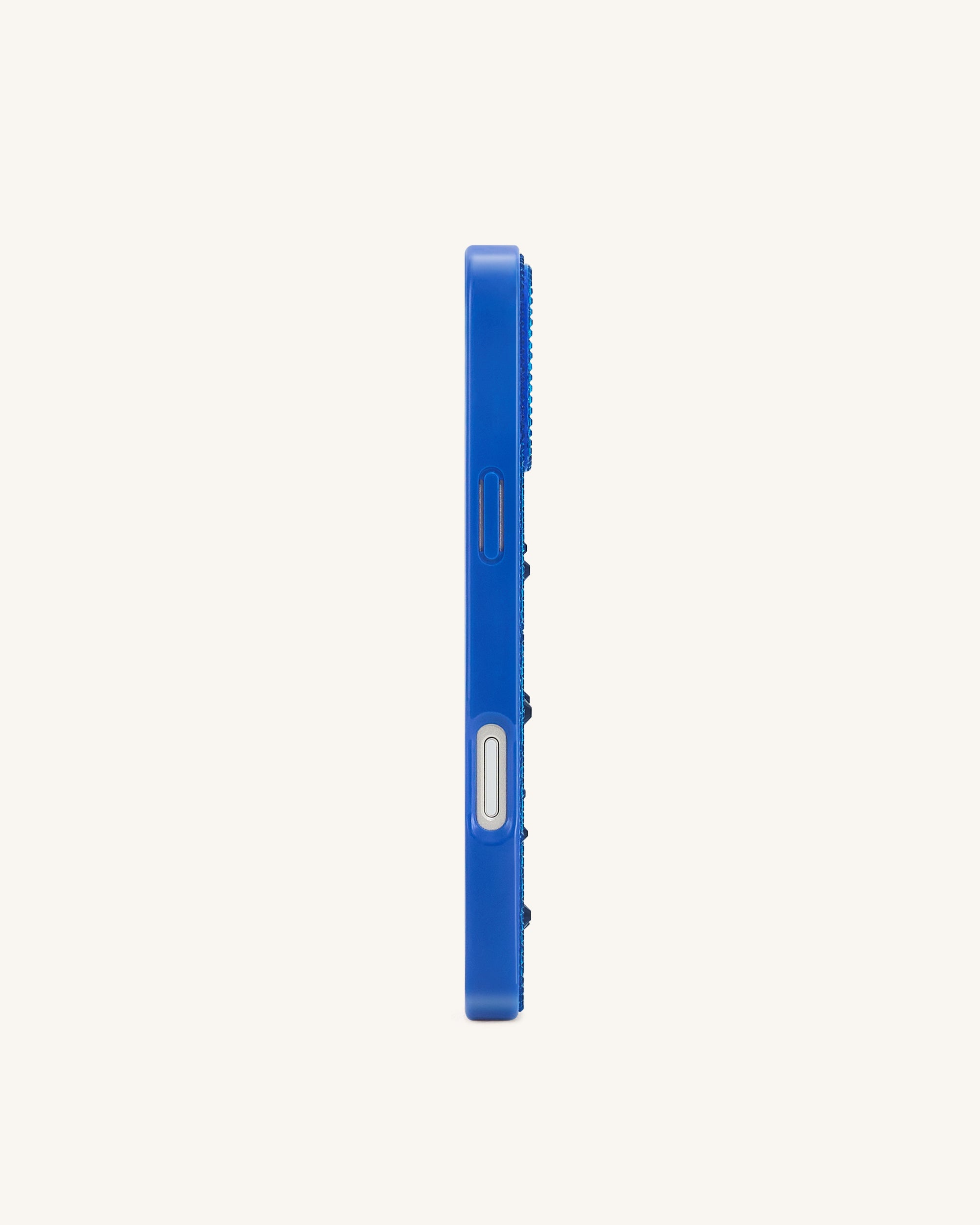 Evil Eye Artificial Crystal Embellished Phone Case - Blue