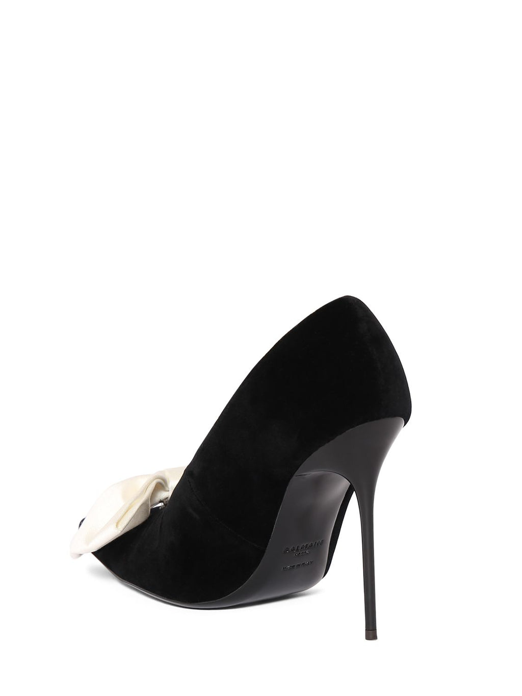 Balmain Balmain 100mm Clara velvet & satin pumps - Size: UK 4.5 Heels | Shop From The Mirage