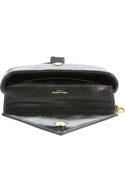 Mini College Matelassé Leather Crossbody Bag
