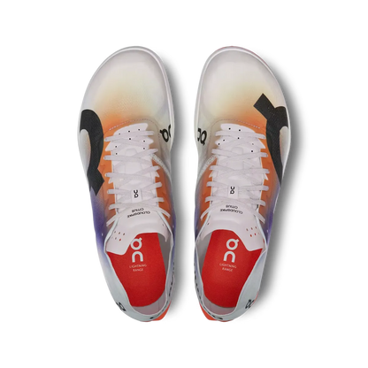 ON RUNNING Cloudspike Amplius White | Flame