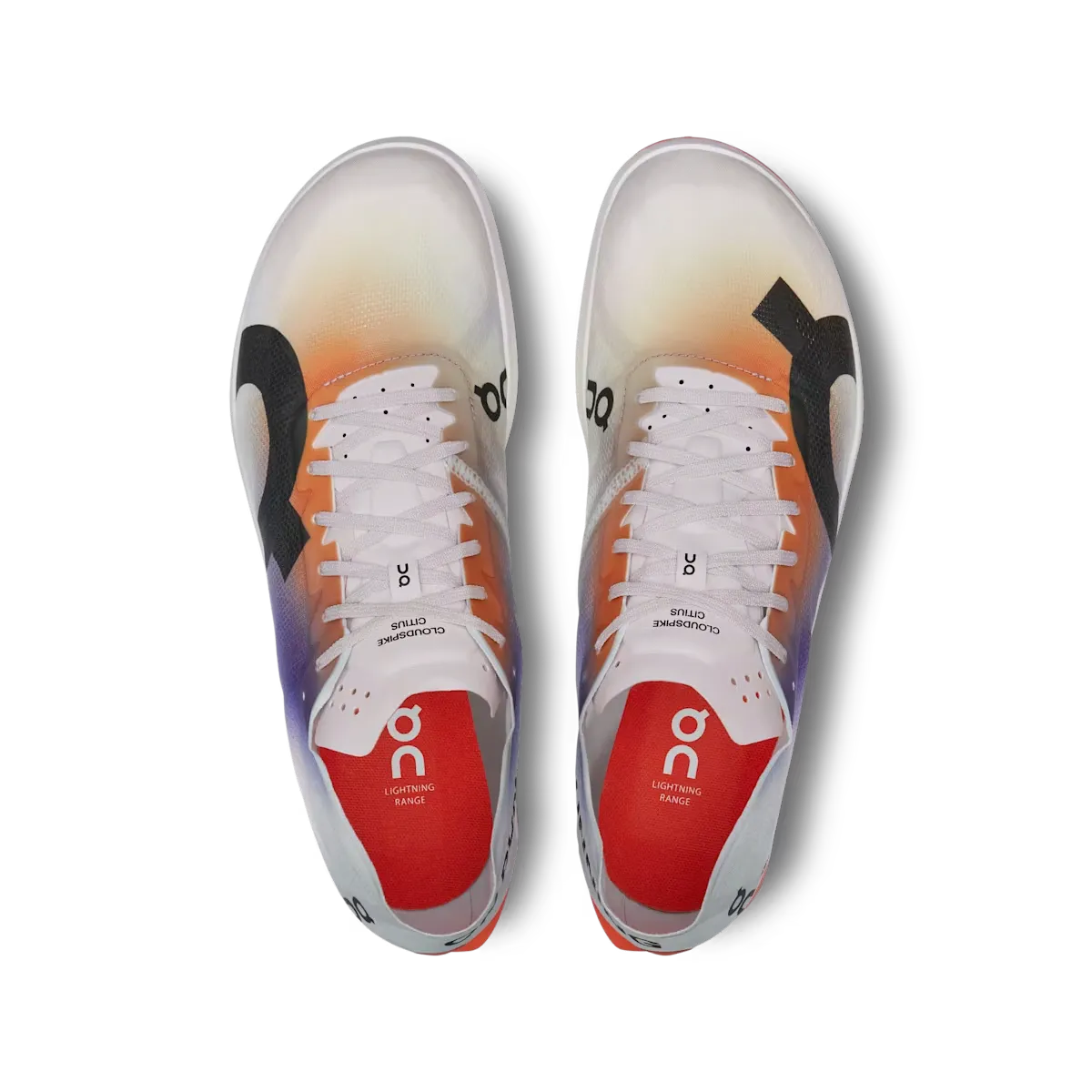 ON RUNNING Cloudspike Amplius White | Flame