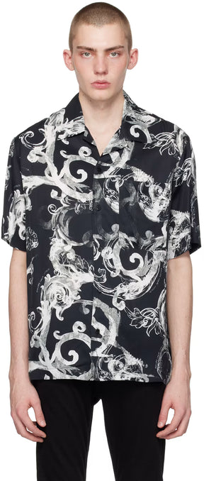 Black Watercolor Couture Shirt