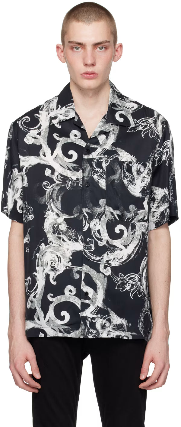 Black Watercolor Couture Shirt