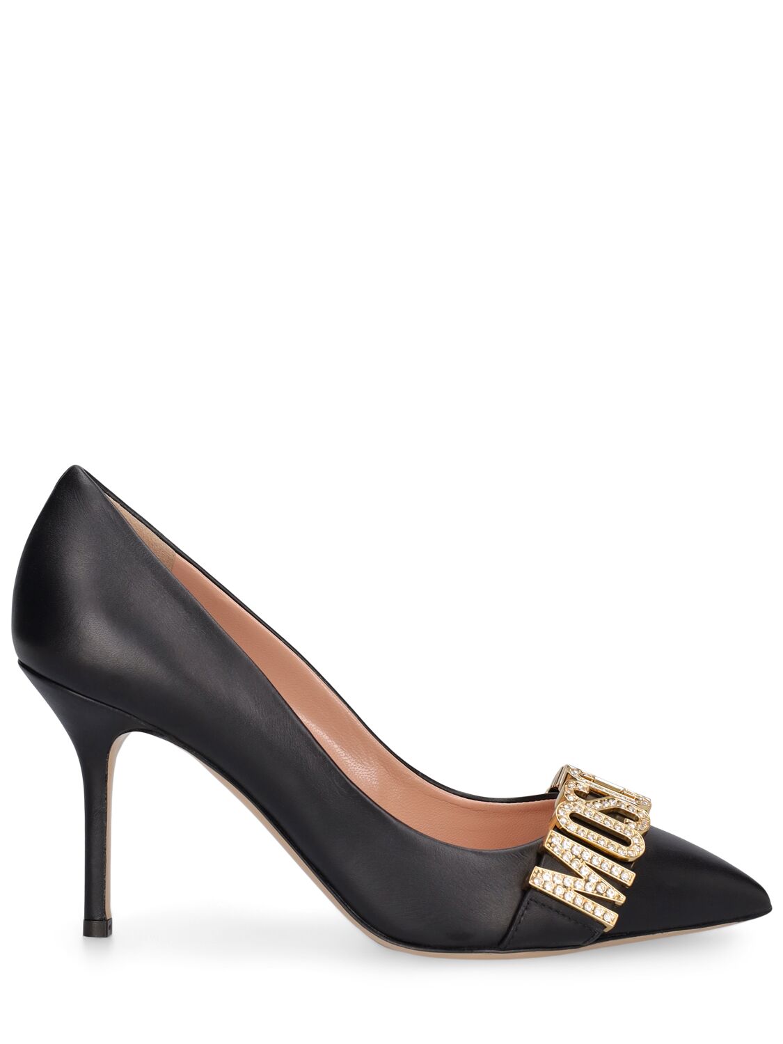 Moschino 85mm Leather high heels