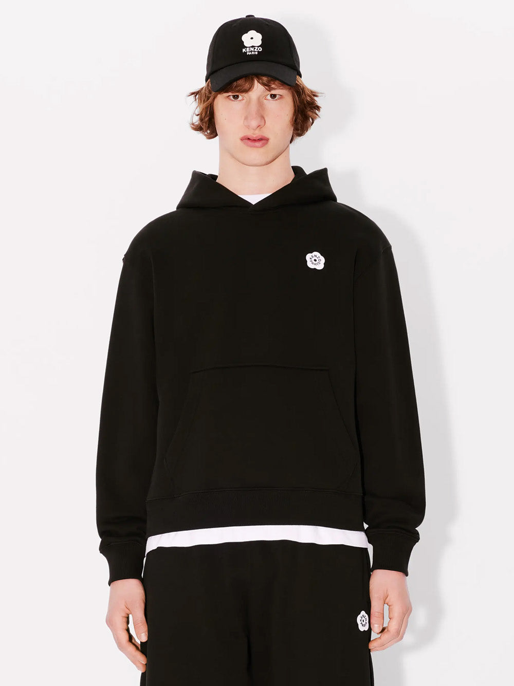 Kenzo Boke Flower 2.0 Printed Hoodie in Black