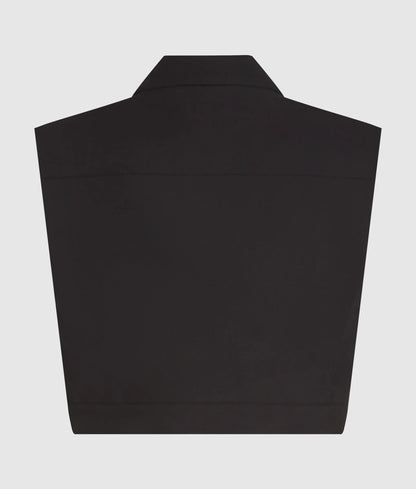 Cropped gilet