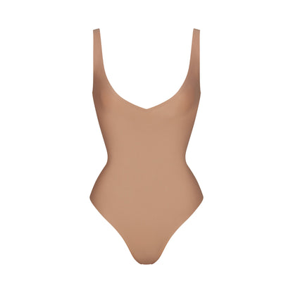 Skims Body Unlined Plunge Thong Bodysuit