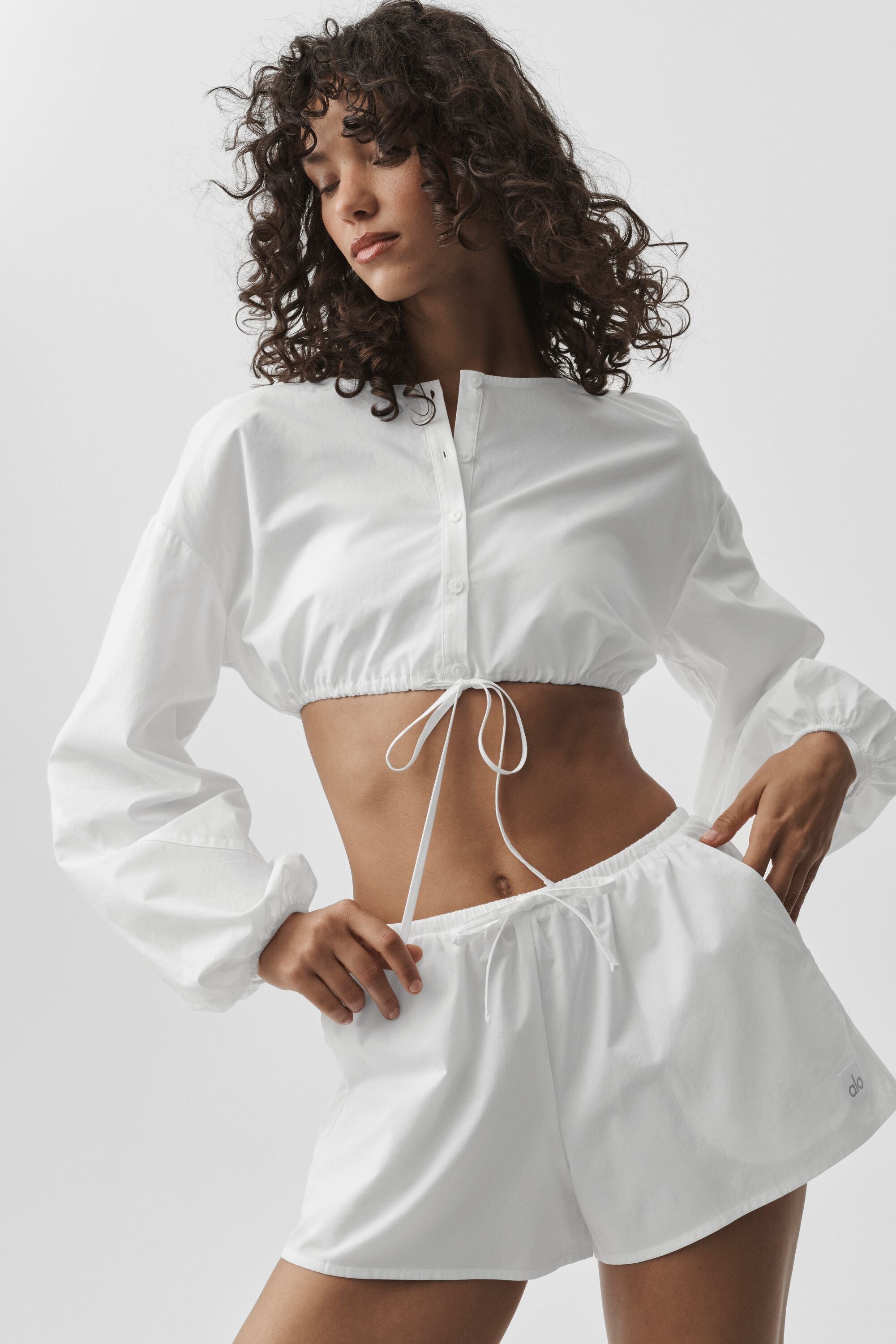 Cotton Cropped Real Deal Long Sleeve