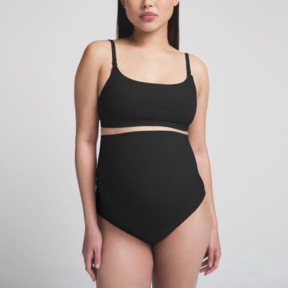 Fits Everybody Maternity Banded High-waisted Brief