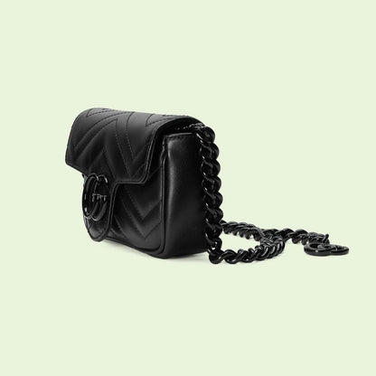 Gucci GG Marmont Patent Leather Shoulder Bag