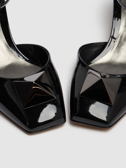 Valentino Garavani Valentino Garavani 60mm One Stud patent leather pumps - Heels | Shop From The Mirage