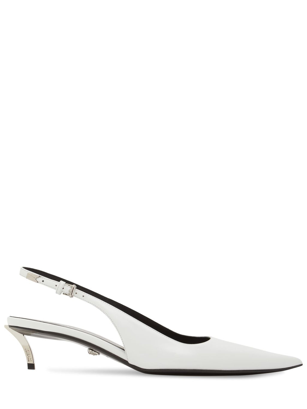 Versace Versace 40mm Leather slingback pumps - Size: UK 3 Heels | Shop From The Mirage