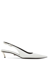 Versace 40mm Leather slingback pumps