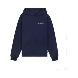 Eden Crest Hoodie - Navy/White