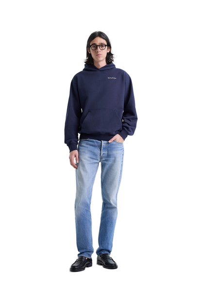 Eden Crest Hoodie - Navy/White