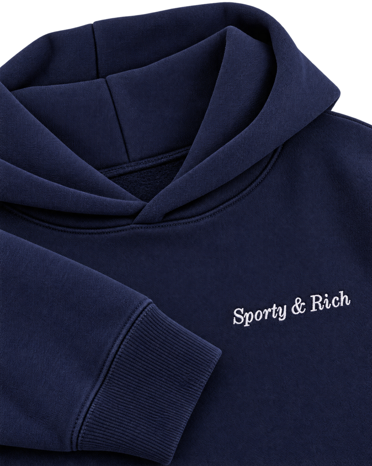 Eden Crest Hoodie - Navy/White