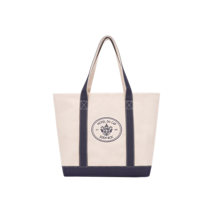 Eden Crest Two Tone Tote - Natural/Navy