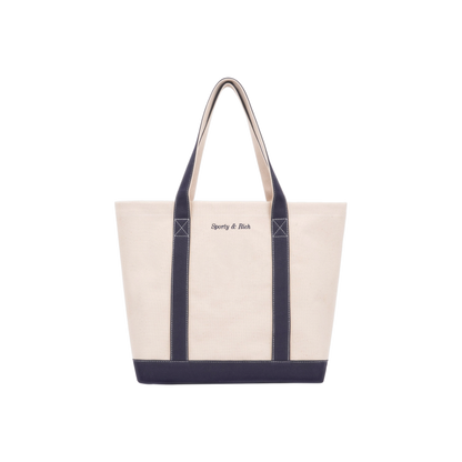 Eden Crest Two Tone Tote - Natural/Navy