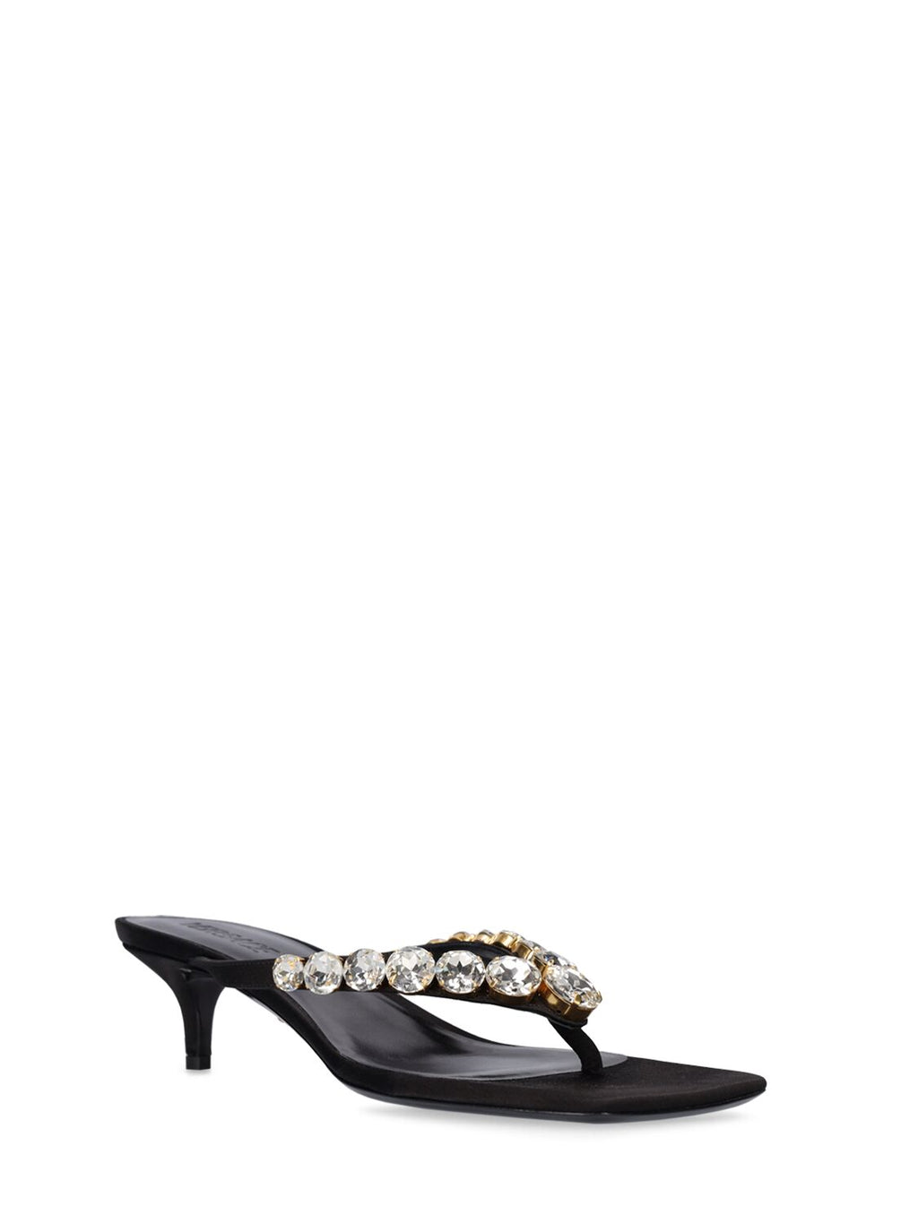 Versace Versace 45mm Embellished satin sandals - Size: UK 3 Heels | Shop From The Mirage