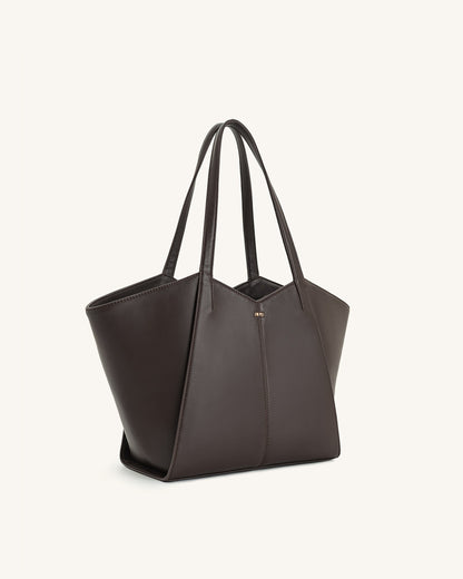 Kiana Large Capacity Tote Bag - Caramel