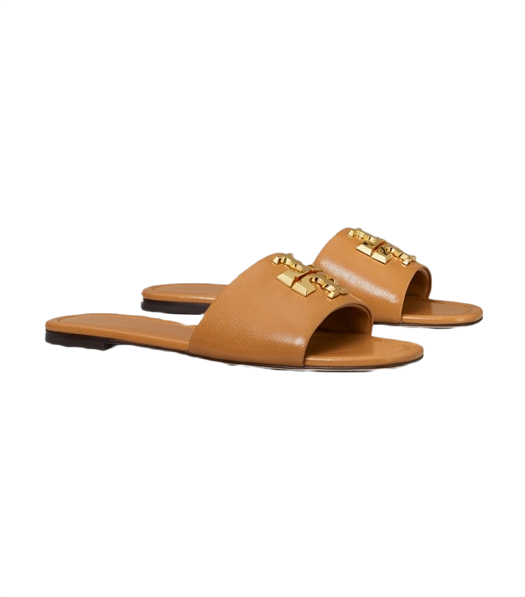 Tory Burch Eleanor Slide in Caramel Corn